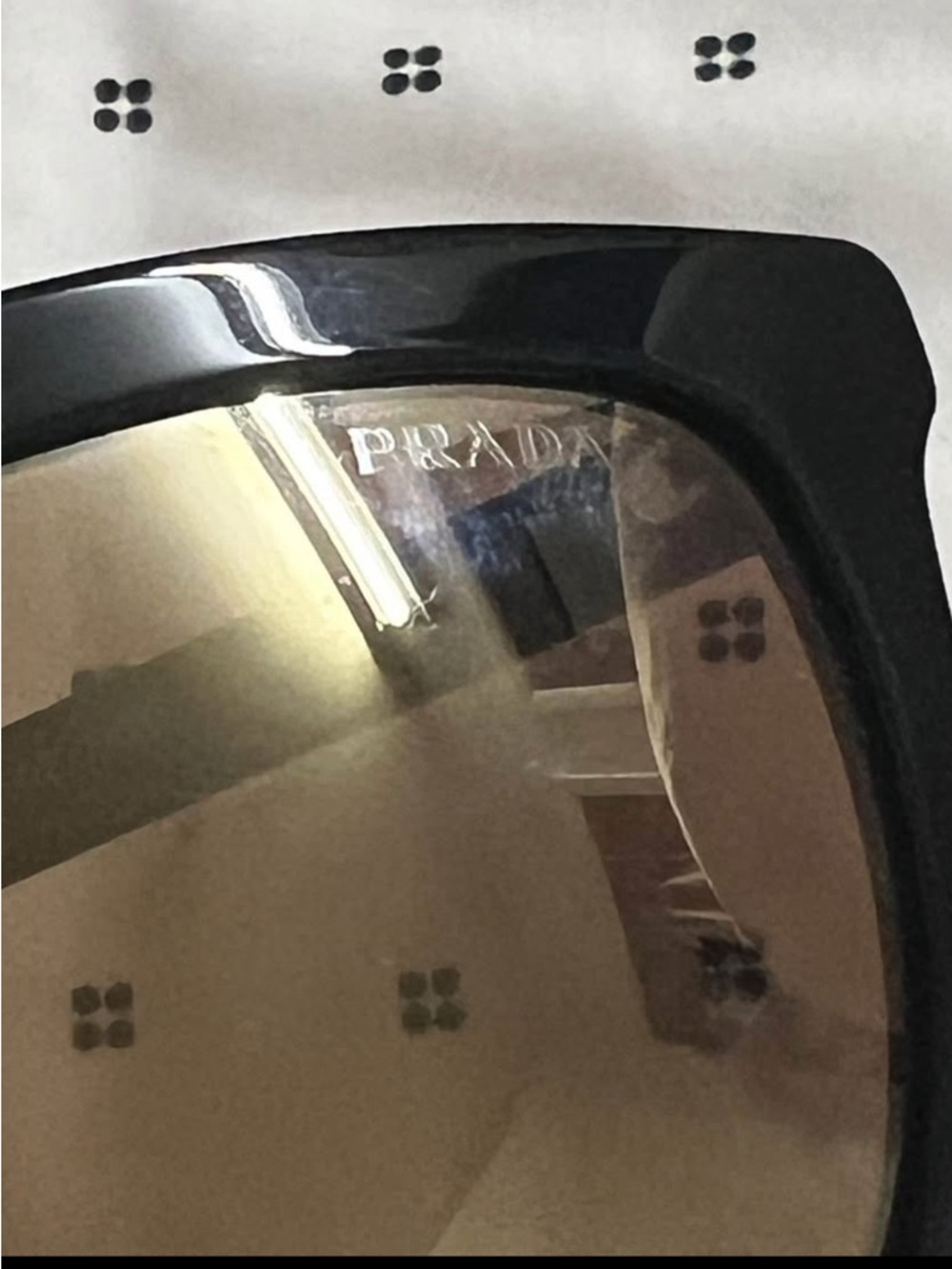 Prada Black Cat-Eye Sunglasses with Brown Lenses - Picture 5 of 10